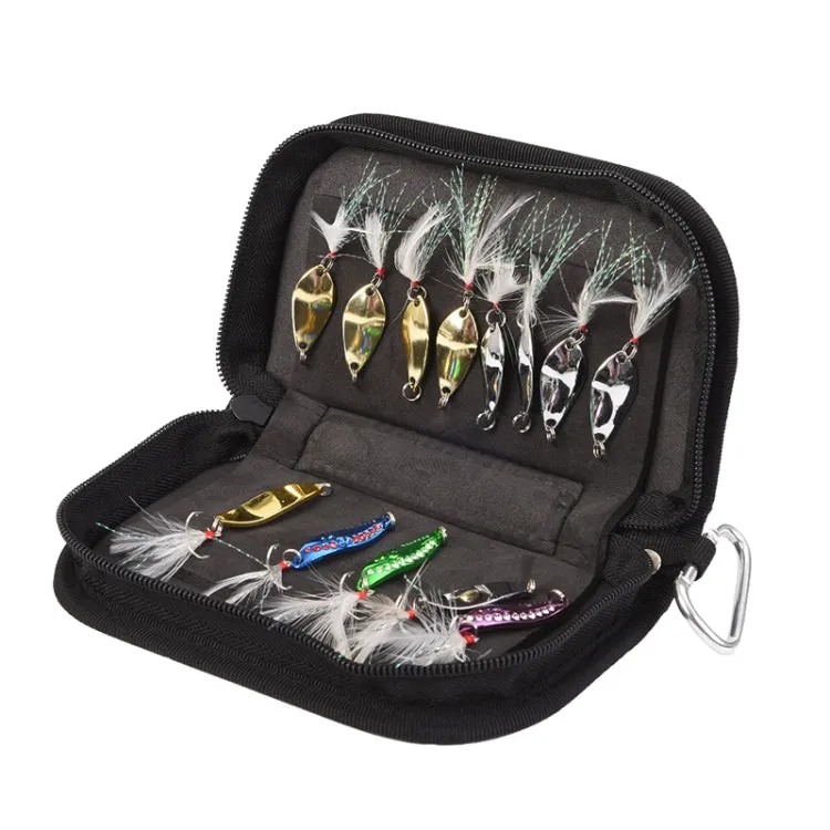 LEO 27885 Luya Sencerbag Portable Fish Hook Fishing Gear Package(Black)
