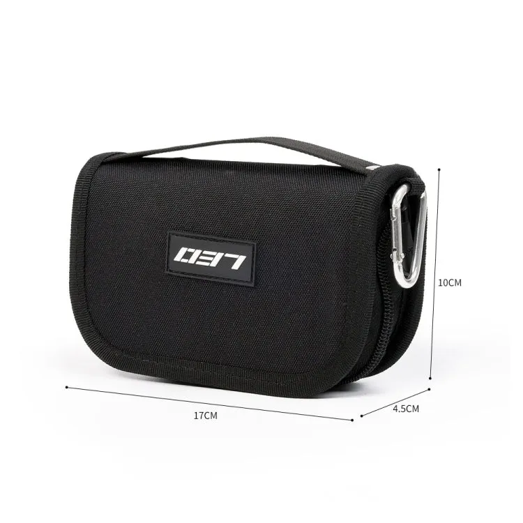 LEO 27885 Luya Sencerbag Portable Fish Hook Fishing Gear Package(Black)
