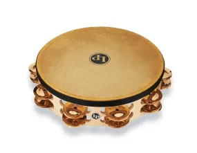 LP Pro 10 Inch Double Row Headed Tambourine - Bronze