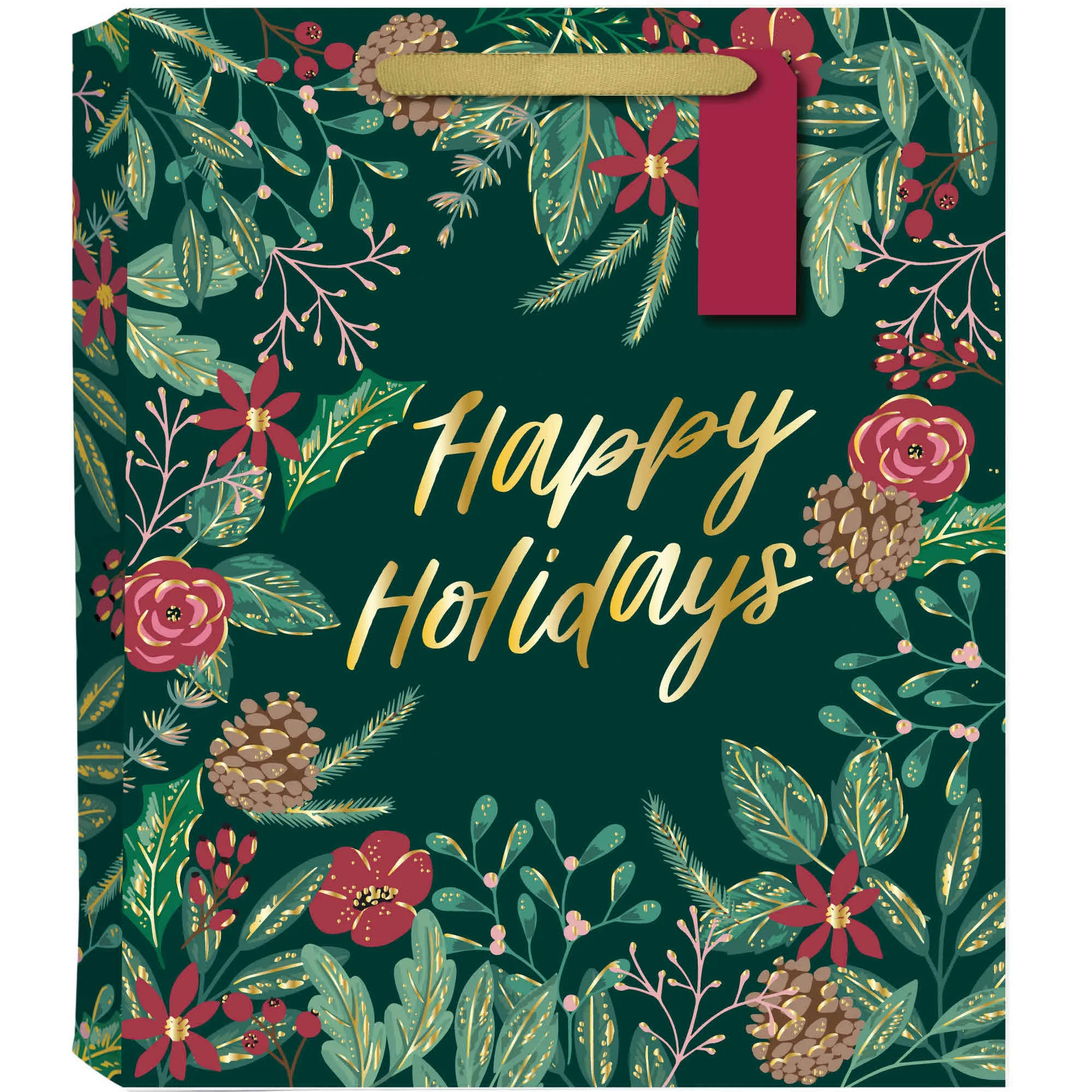 Lush Winter Botanical Large Gift Bag