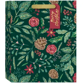 Lush Winter Botanical Medium Gift Bag