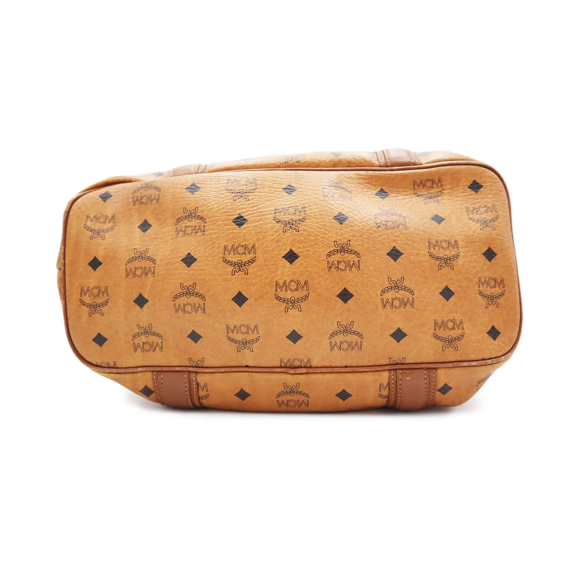 MCM Visetos Canvas Tote Bag