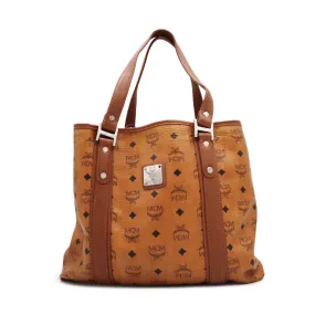 MCM Visetos Canvas Tote Bag
