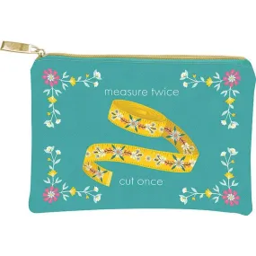 Measuring Tape Floral Glam Bag