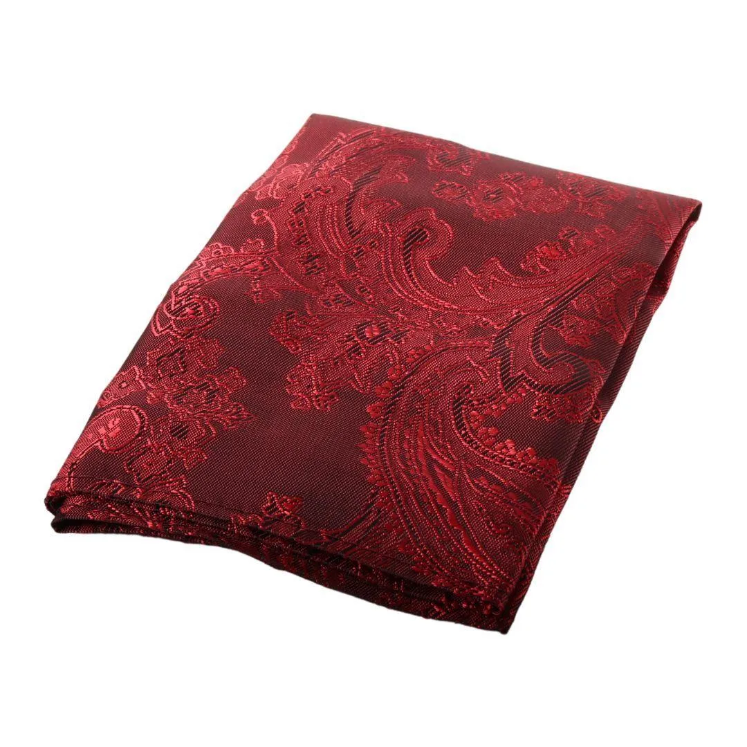 Men's Bow Tie Gift Set Pocket Square Cuff Links for Formal Wedding Dress
