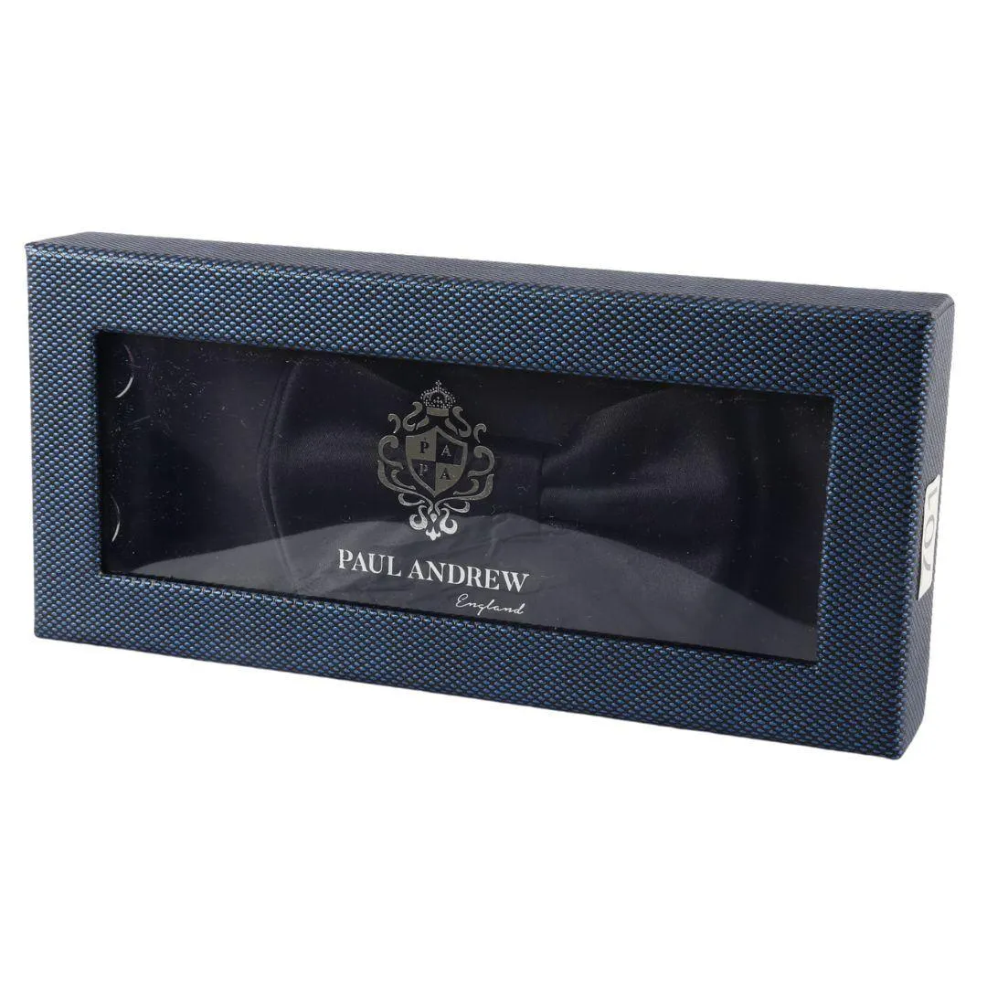Men's Bow Tie Gift Set Pocket Square Cuff Links for Formal Wedding Dress