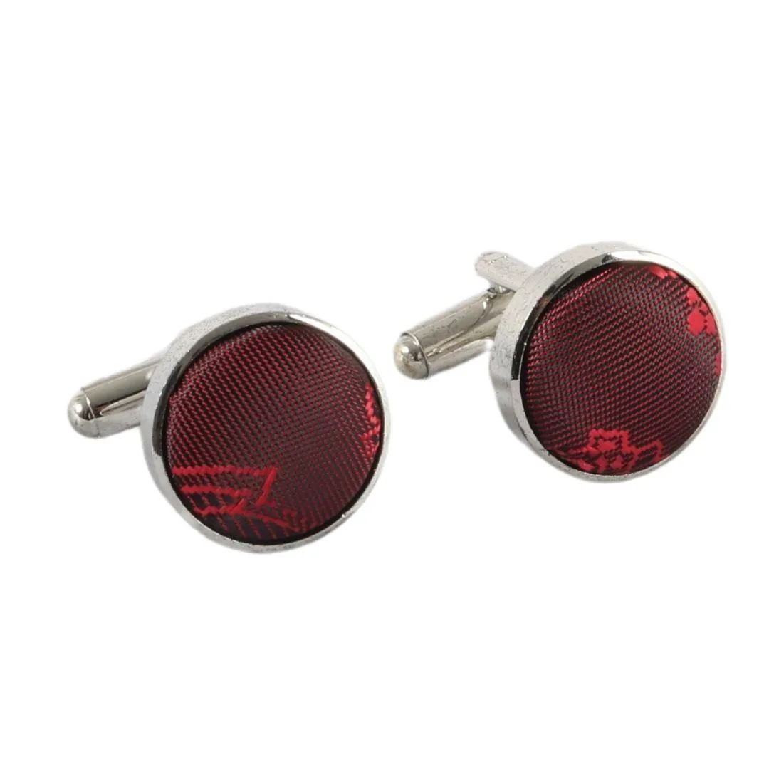 Men's Bow Tie Gift Set Pocket Square Cuff Links for Formal Wedding Dress