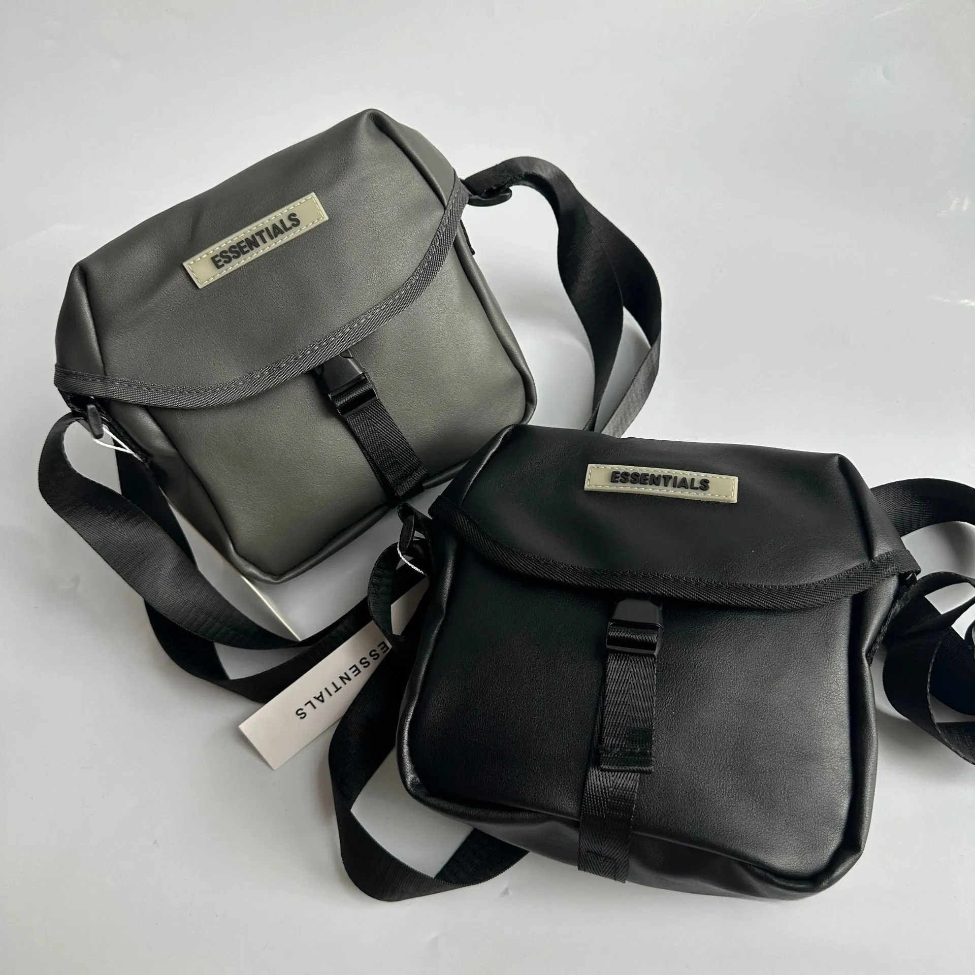 Men's Crossbody Bag Horizontal Bag Cover One Shoulder Crossbody Bag