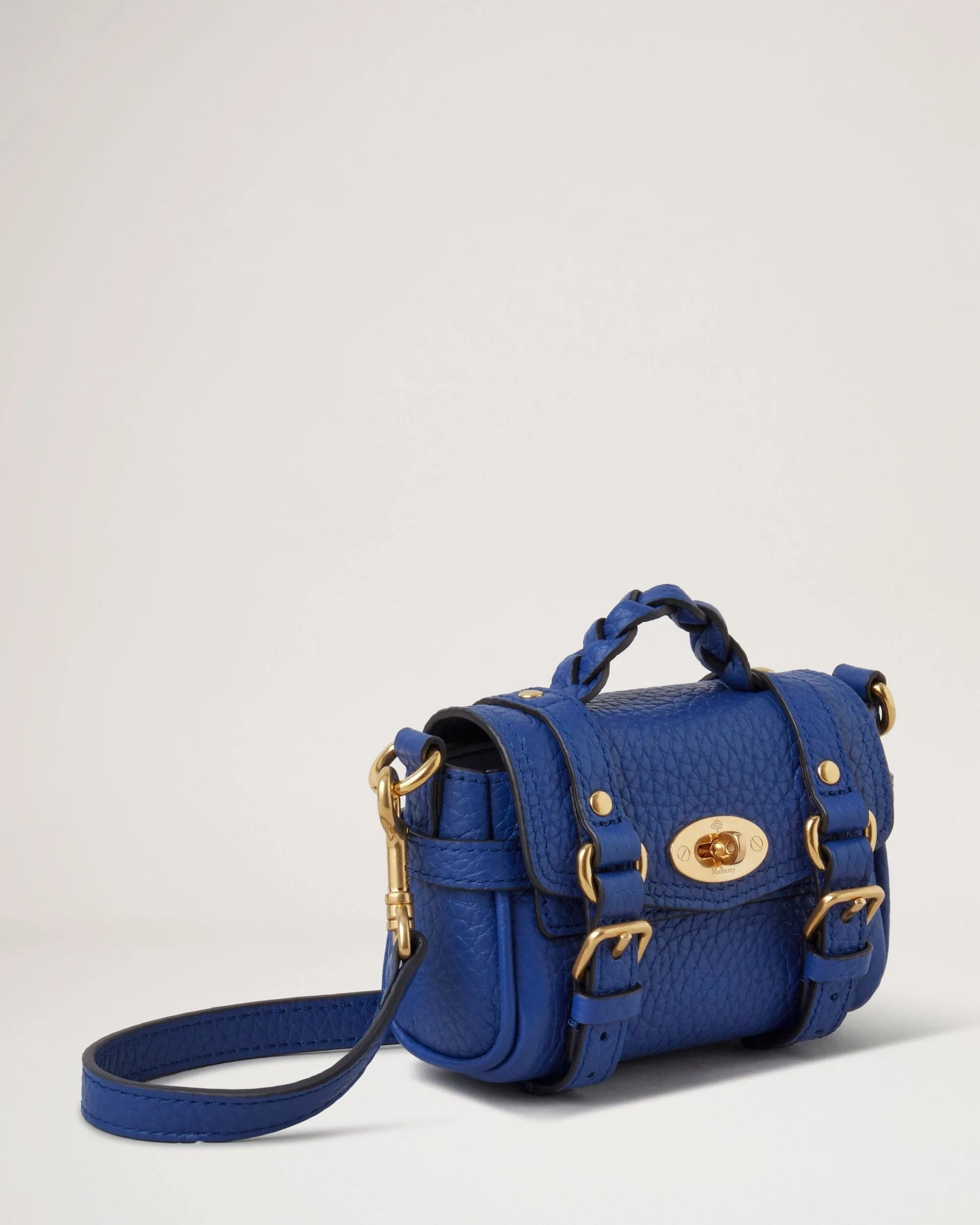 Micro Alexa Top Handle Heavy Grain (Pigment Blue)