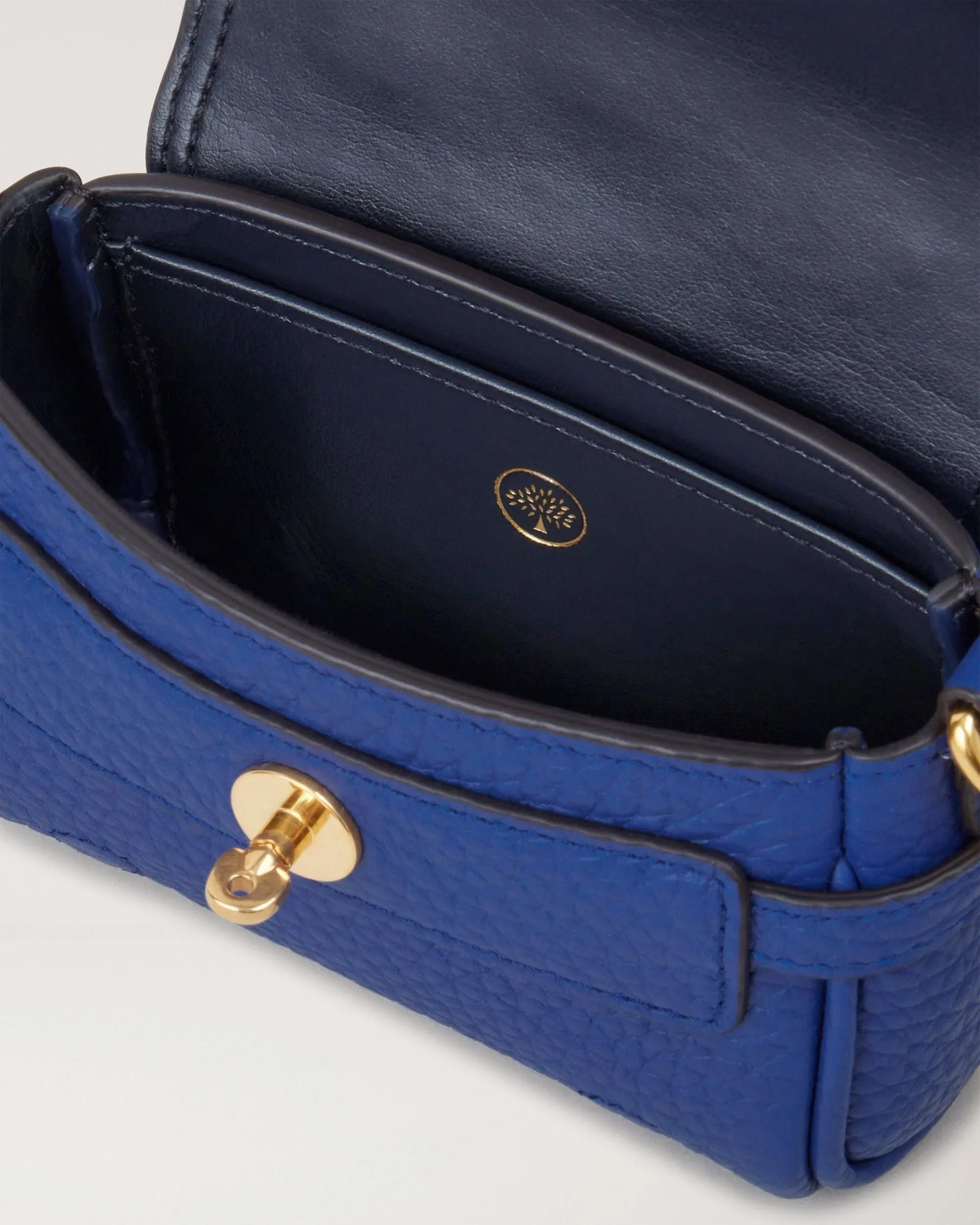Micro Alexa Top Handle Heavy Grain (Pigment Blue)