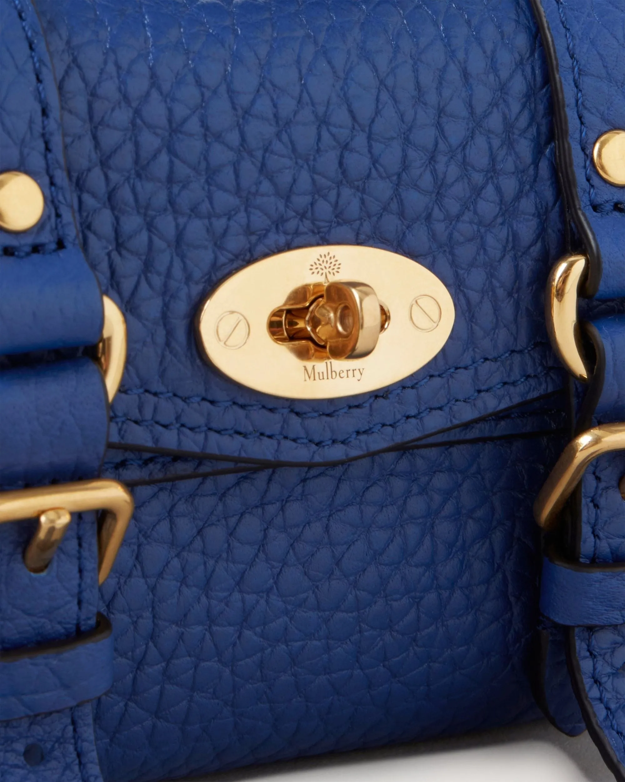 Micro Alexa Top Handle Heavy Grain (Pigment Blue)