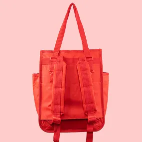 Monochrome Market Shopper Pannier Red
