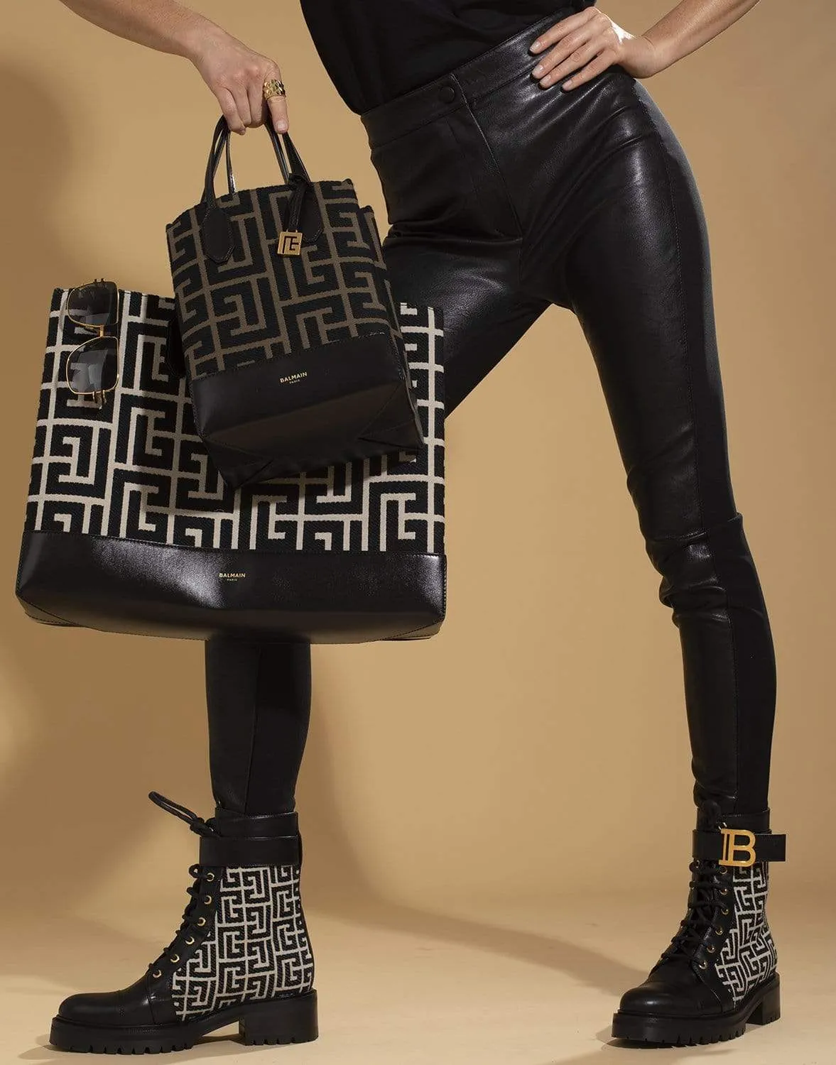 Monogram Shopping Bag M-Maxi