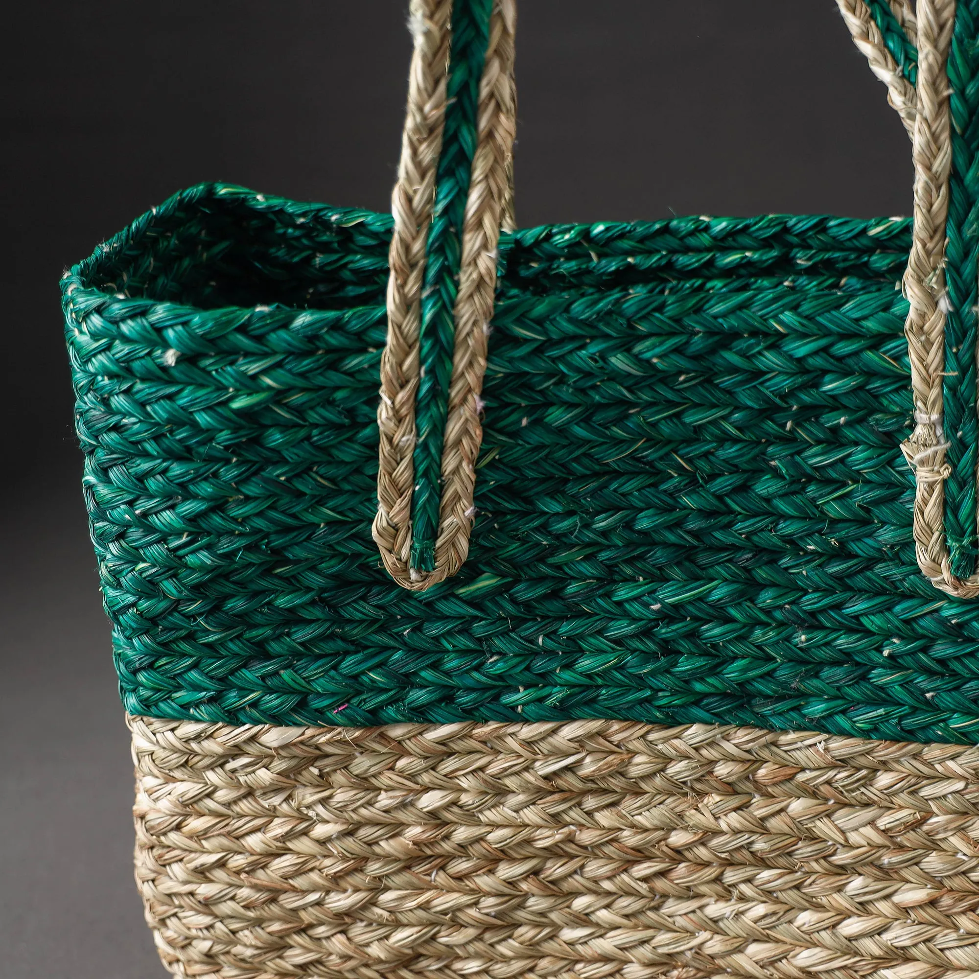 Multicolor - Handcrafted Sabai Grass Shopping Bag