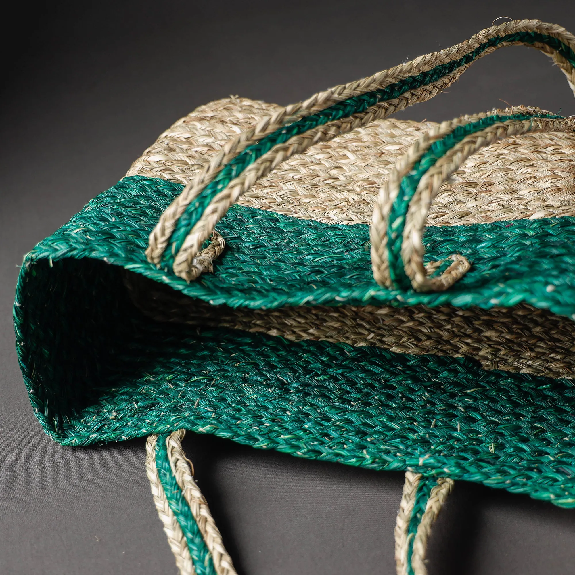 Multicolor - Handcrafted Sabai Grass Shopping Bag