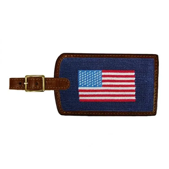 Needlepoint Luggage Tag