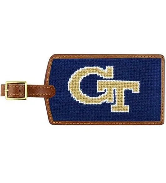 Needlepoint Luggage Tag