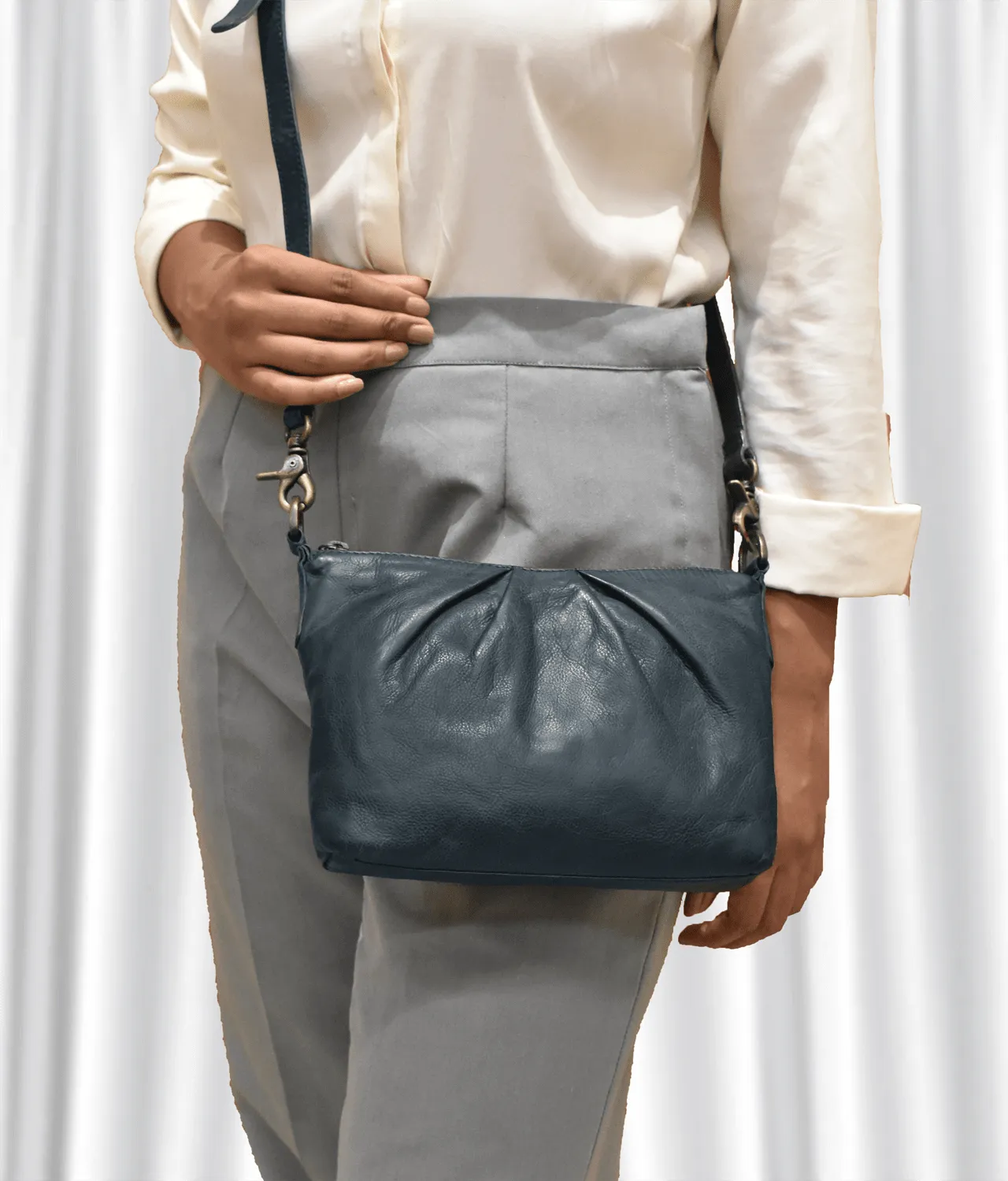 Nice Pleats Crossbody Bag