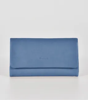 Nina Leather Wallet - Powder Blue