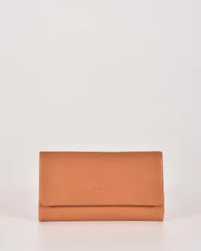 Nina Leather Wallet - Tan