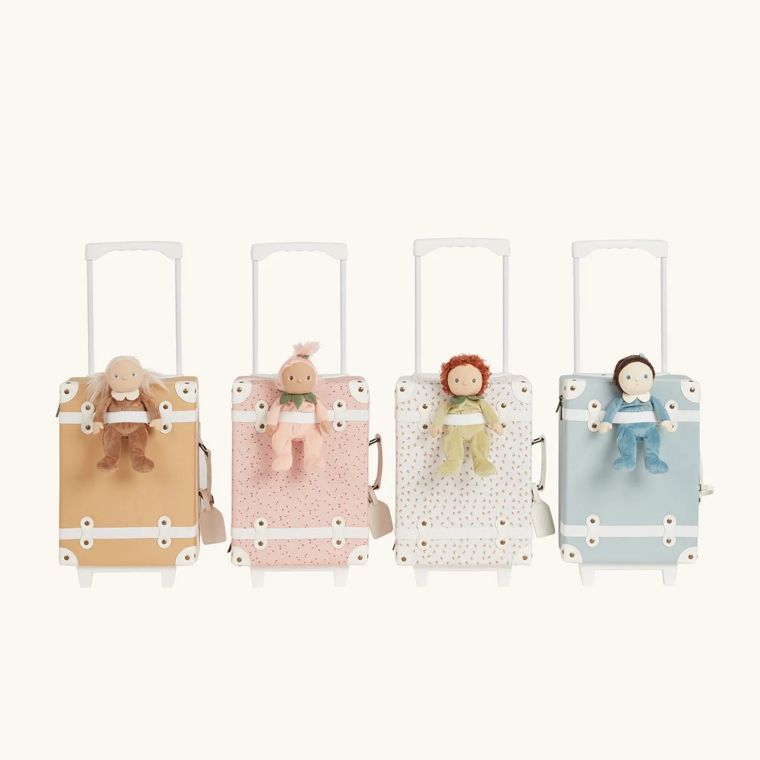Olli Ella See-Ya Suitcase - Butterscotch