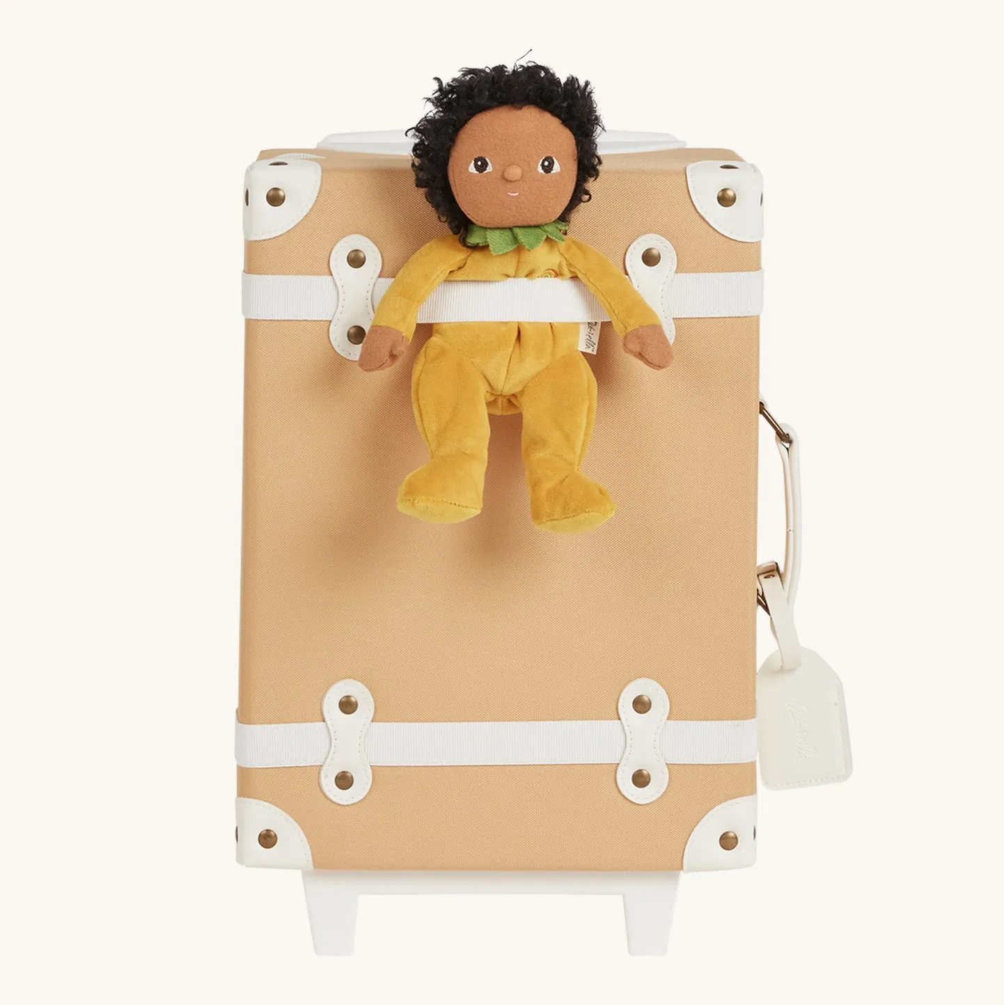 Olli Ella See-Ya Suitcase - Butterscotch