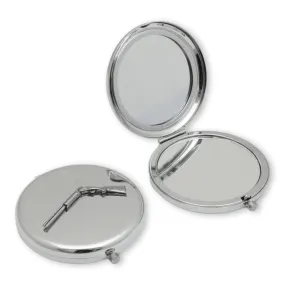 Open Shotgun Designed Compact Handbag Mirror Personalised