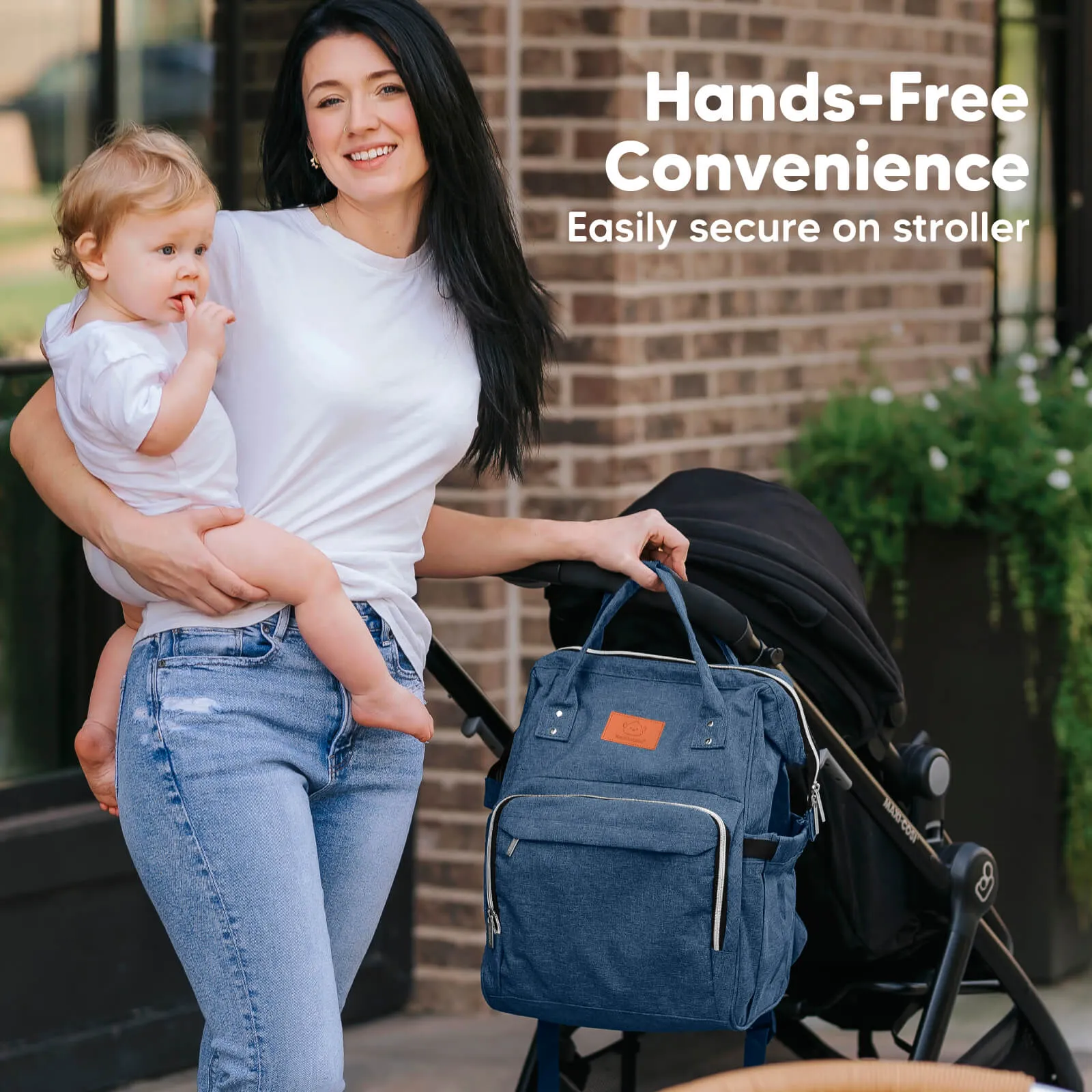 Original Diaper Bag (Navy Blue)