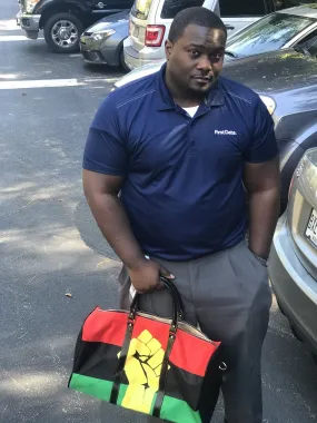 Pan African RBG Flag Waterproof Travel Bag