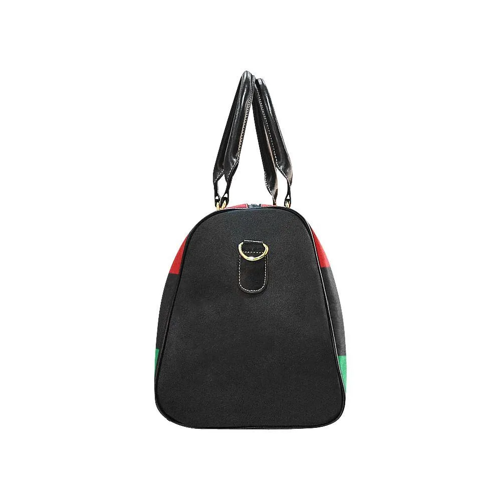 Pan African RBG Flag Waterproof Travel Bag