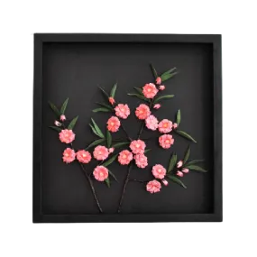 Paper Flowers Shadow Box 40x40 - Sakura Flower