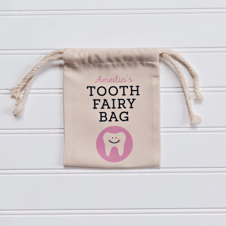 Personalized Kids Tooth Fairy Bags