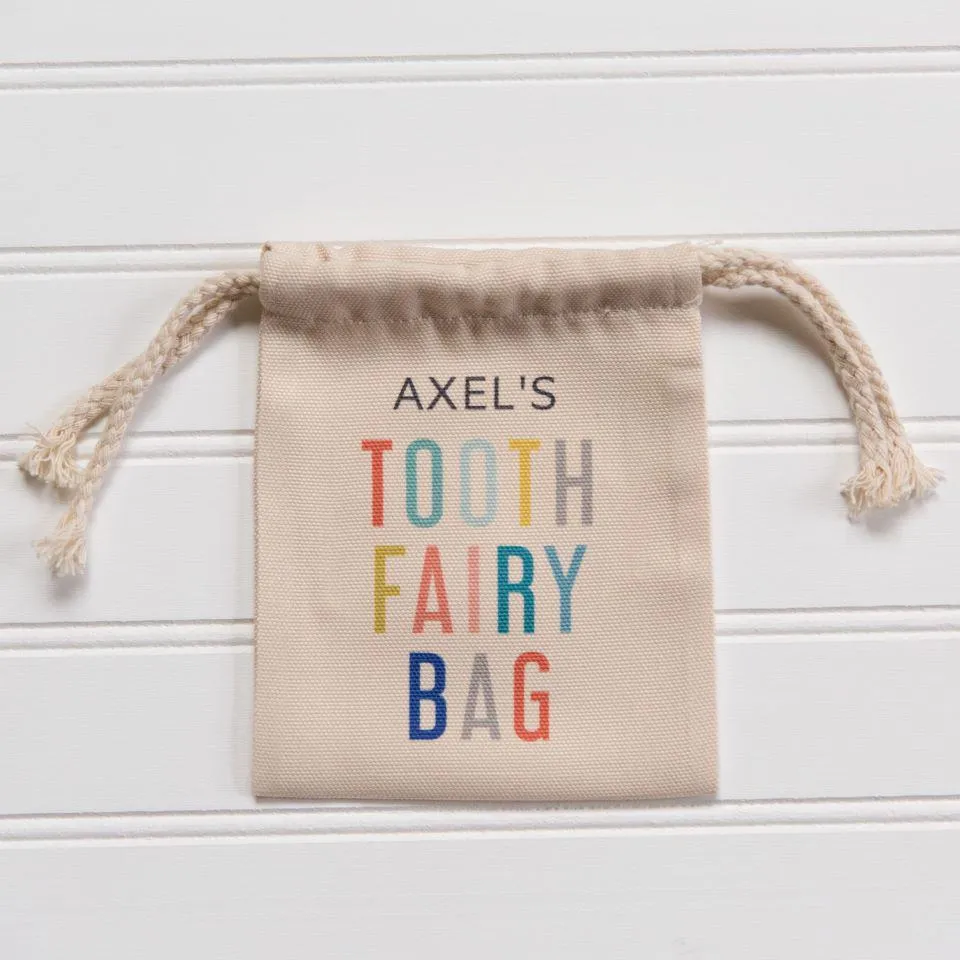 Personalized Kids Tooth Fairy Bags