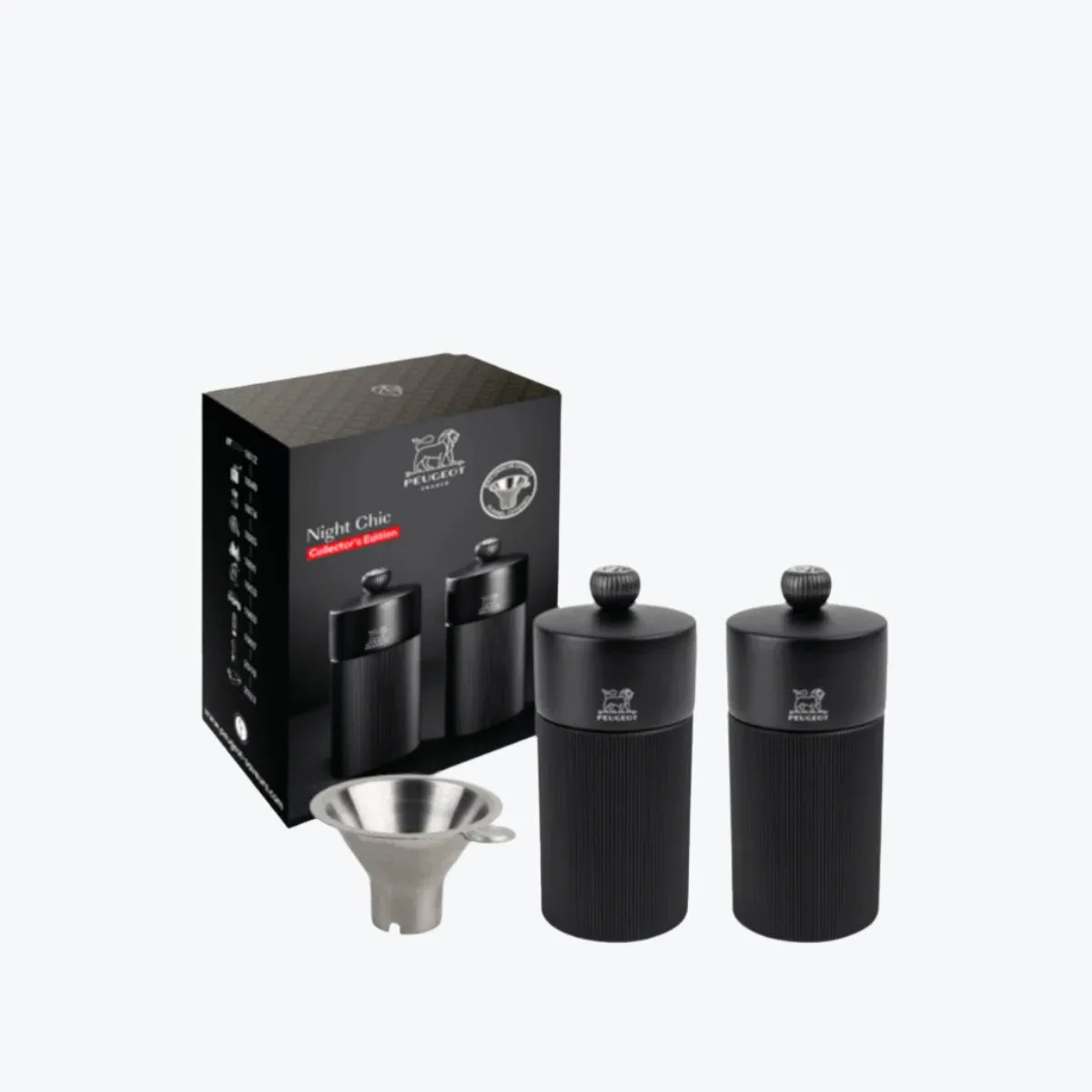 Peugeot Line Night Chic Matte Black Gift Set 12cm
