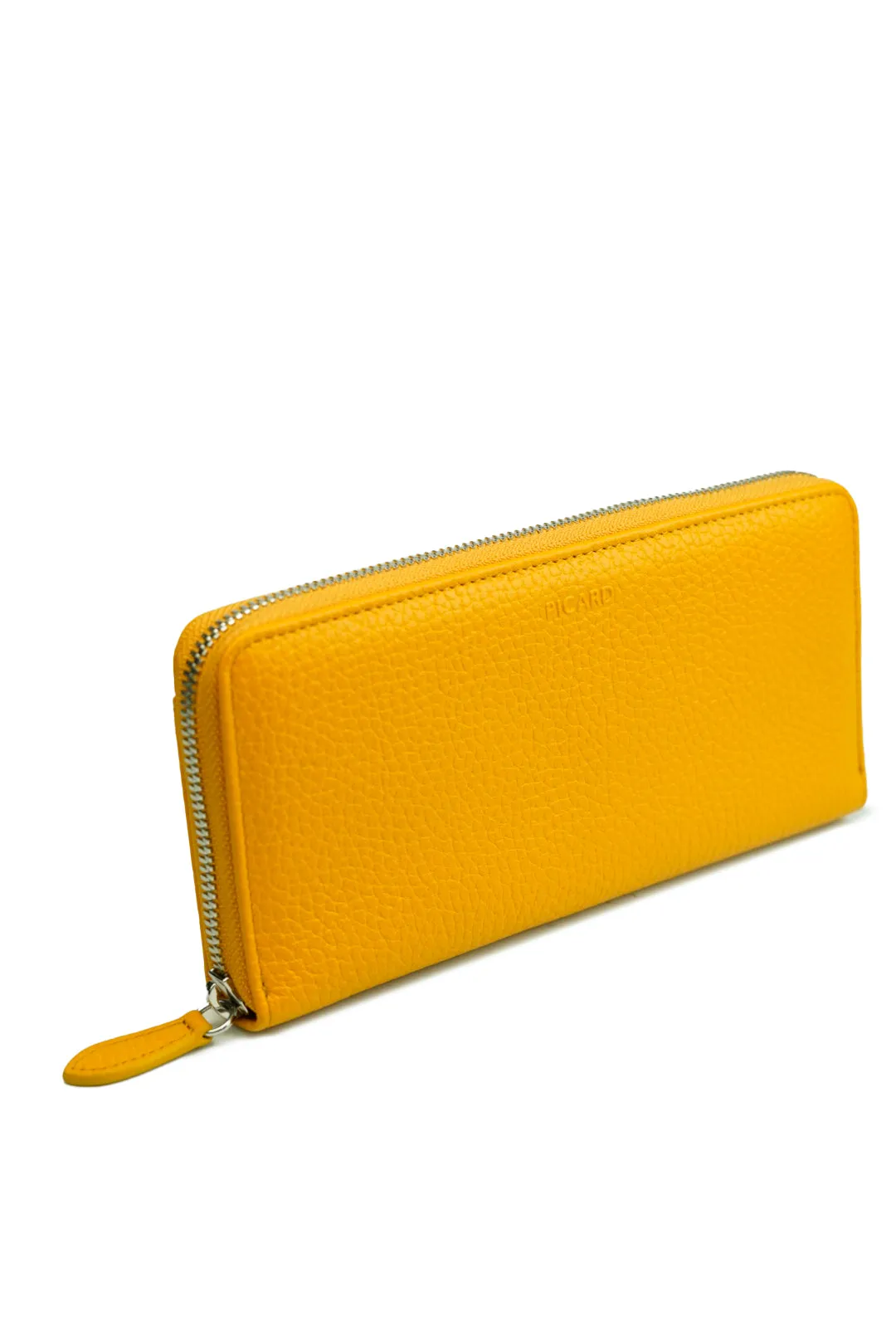 Picard Pure Ladies Zip Around Long Leather Wallet (Yellow)
