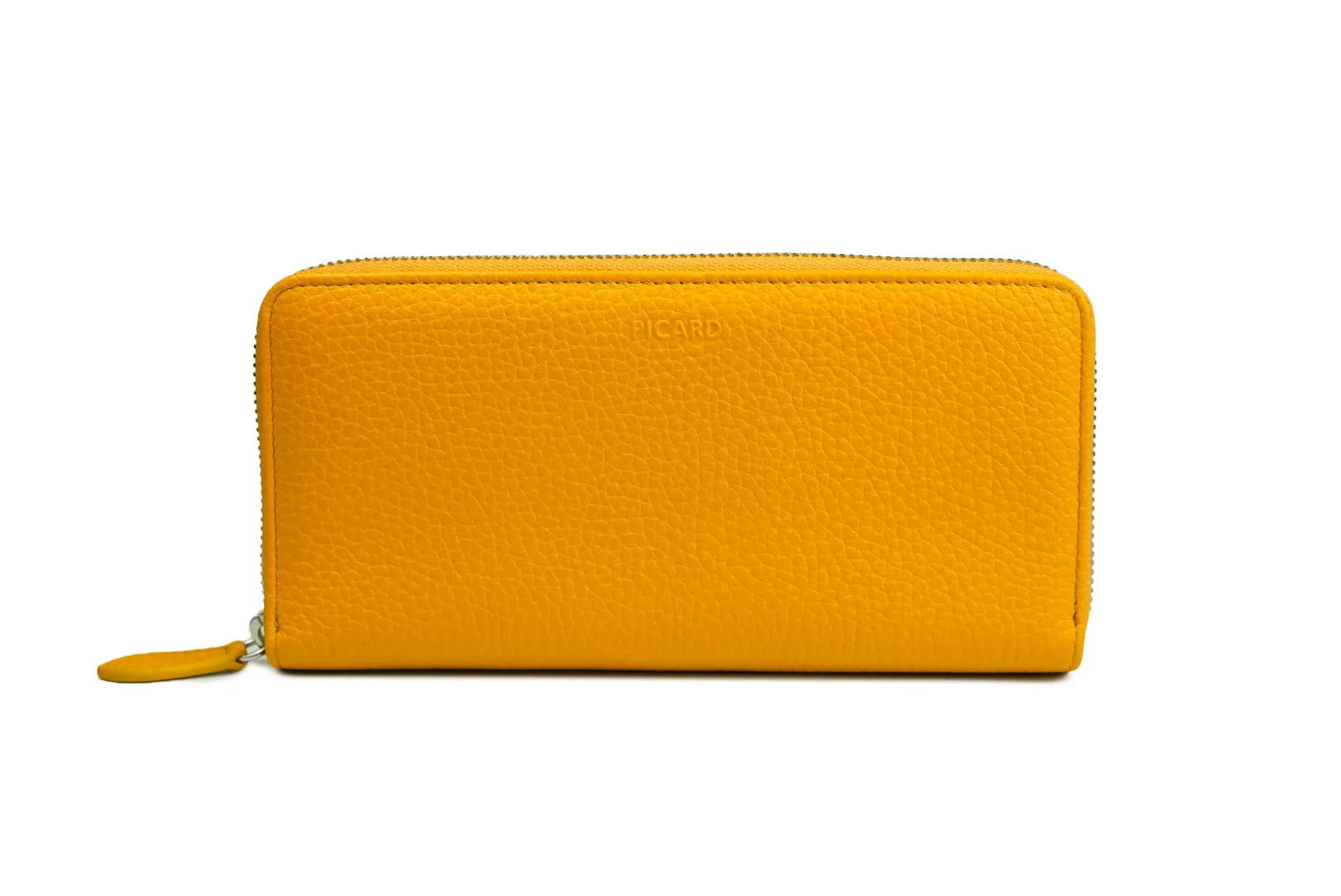 Picard Pure Ladies Zip Around Long Leather Wallet (Yellow)