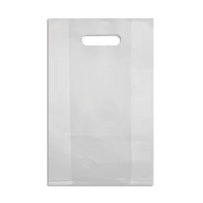 PUNCHED HANDLE HDPE PLASTIC BAG, SMALL 307 X 382MM AR9021WH
