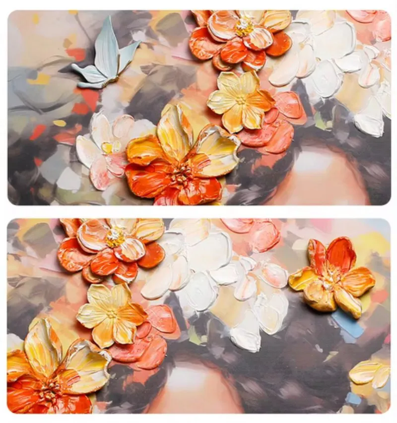 ResinReverie: Handpainted Beauty Wall Art