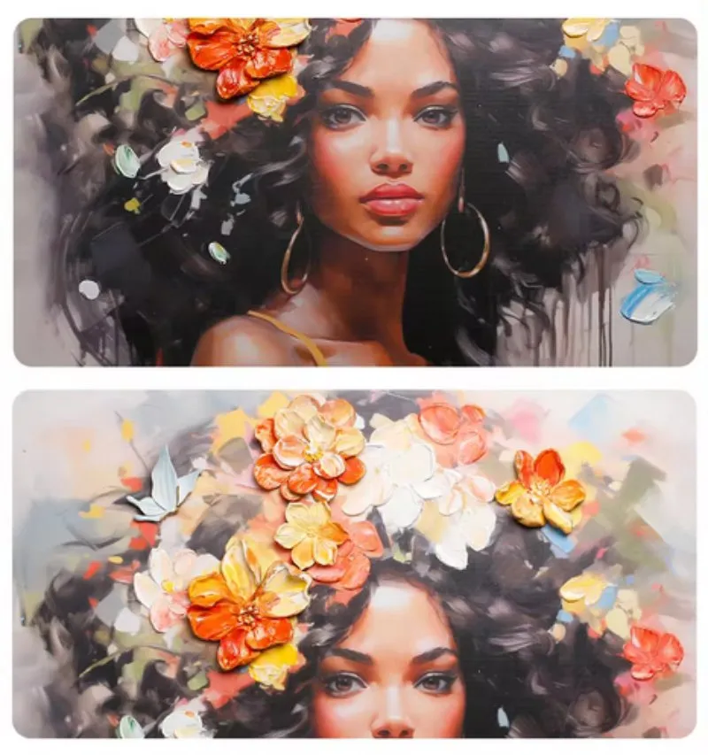 ResinReverie: Handpainted Beauty Wall Art