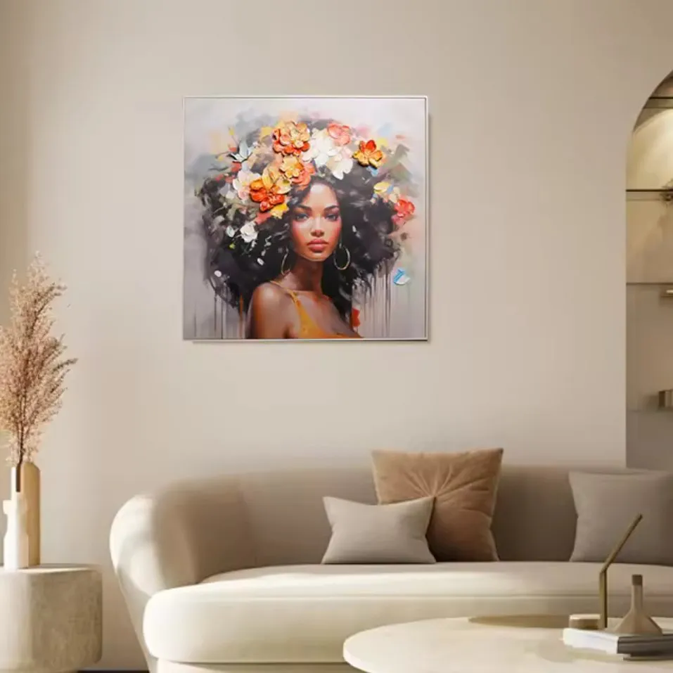 ResinReverie: Handpainted Beauty Wall Art