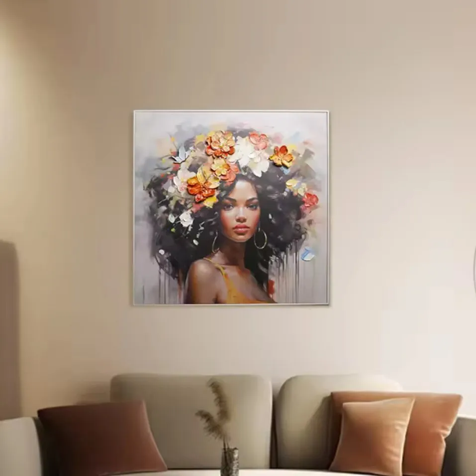 ResinReverie: Handpainted Beauty Wall Art