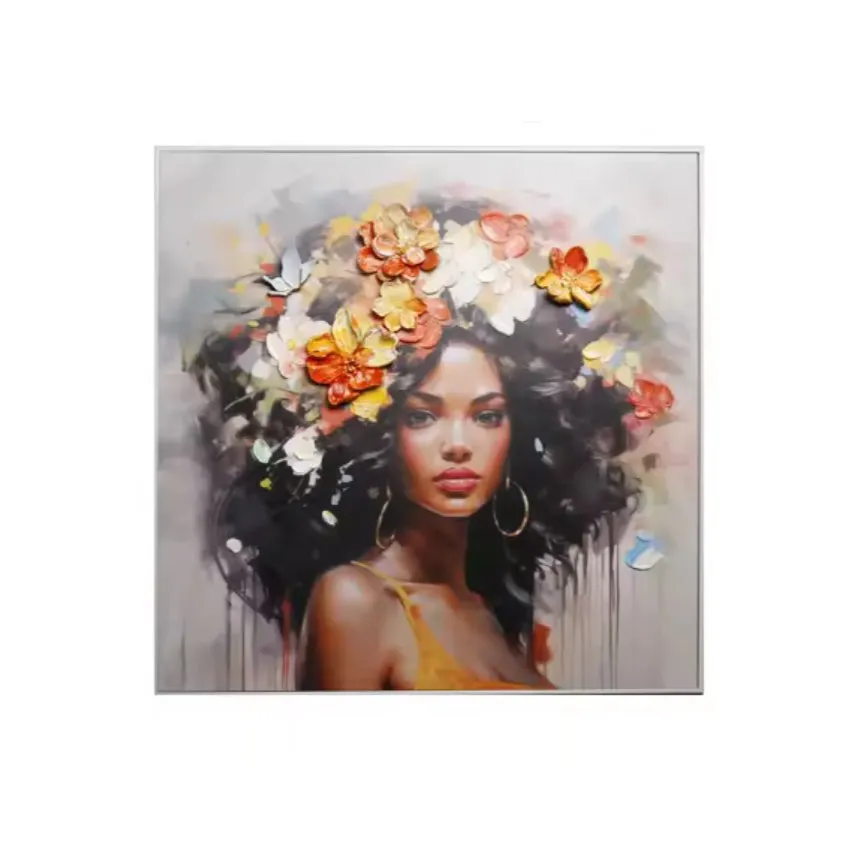 ResinReverie: Handpainted Beauty Wall Art