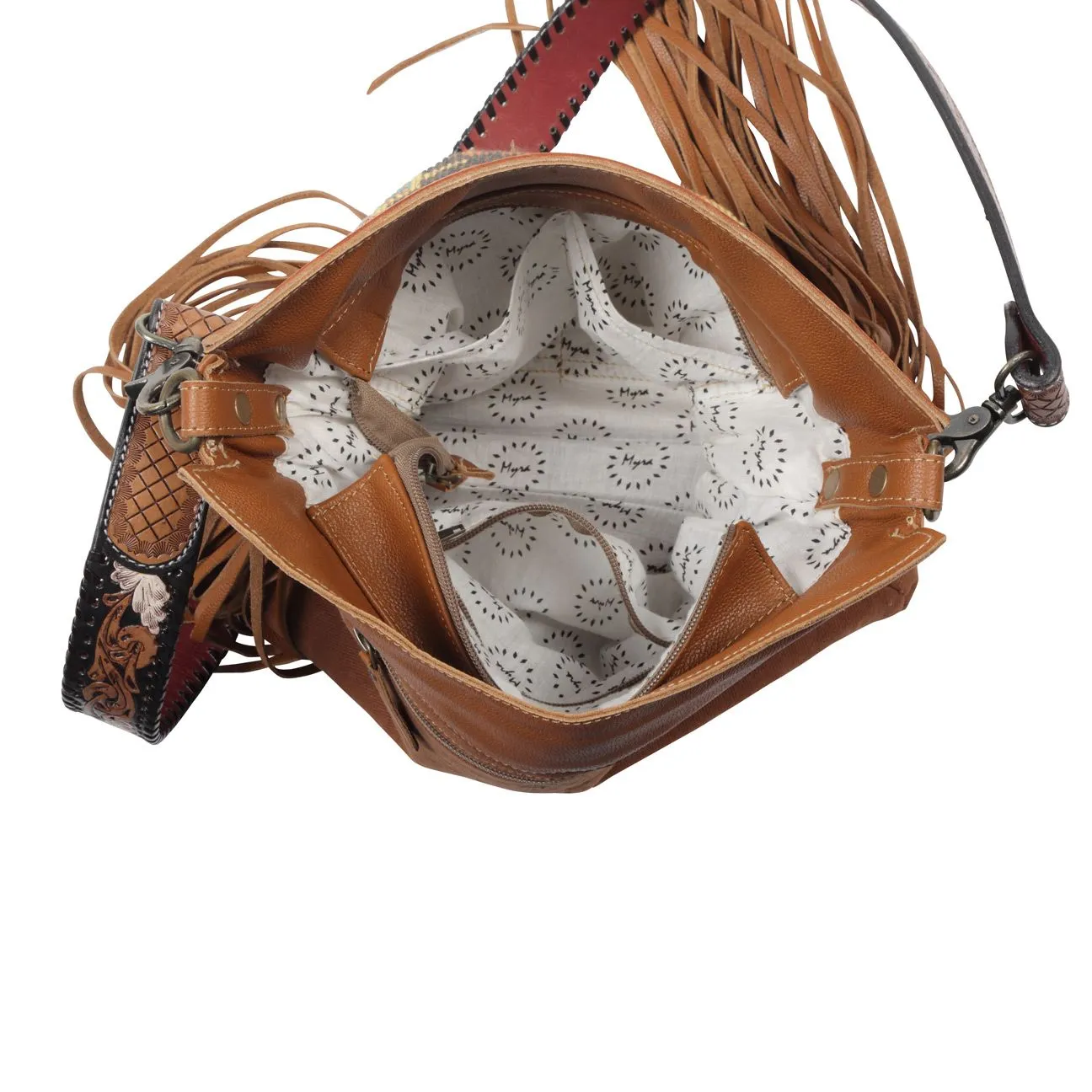Retro Hand-Tooled Bag