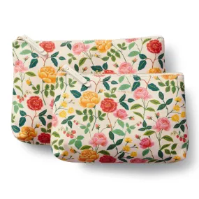 Rifle Paper Co. Set of 2 Zippered Pouch Set