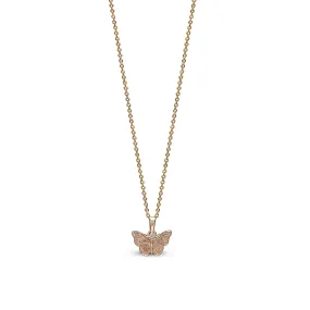 Rose Gold Vermeil Dinky Butterfly Pendant