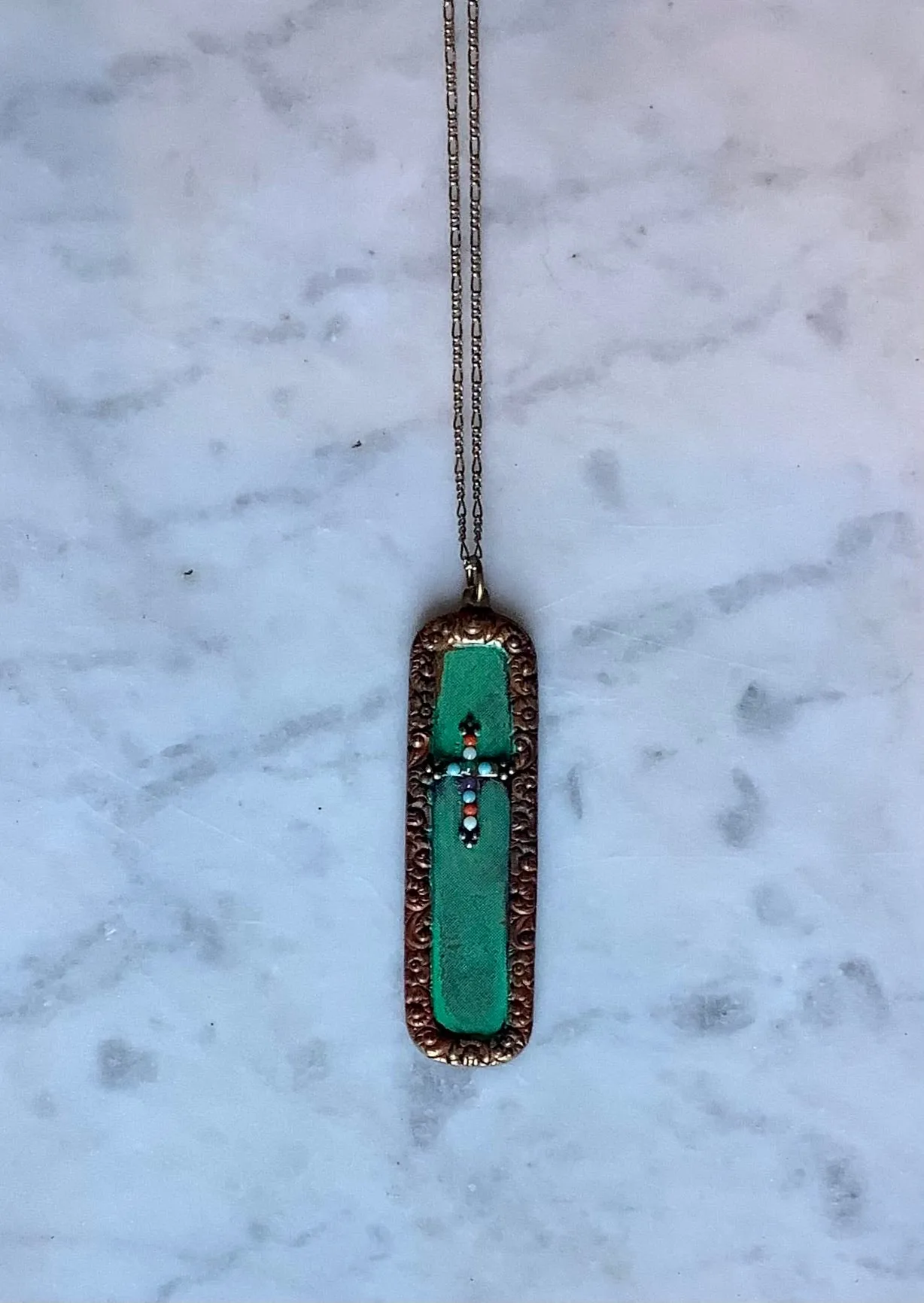 Santa Fe Cross Necklace