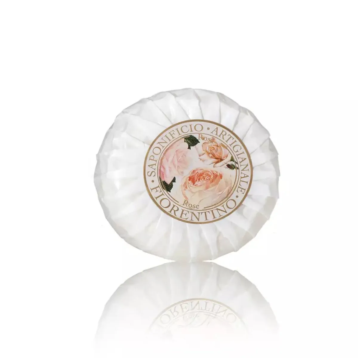 Saponificio Artigianale Fiorentino Rose Boxed Soap Round 100g (Set of 3)