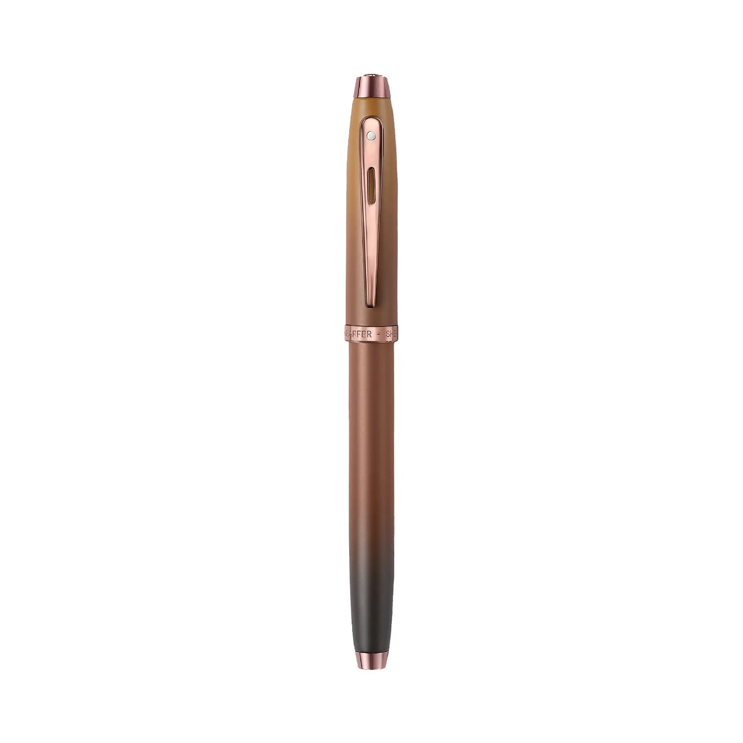 Sheaffer® 100 9374 Coffee Edition Matt Brown Fountain Pen with Regal Brown PVD Trims