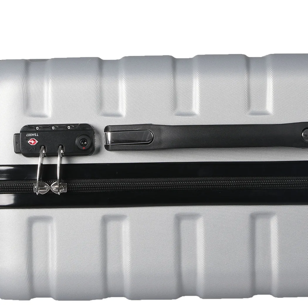 Slimbridge 28" Luggage Case Suitcase Silver 28 inch