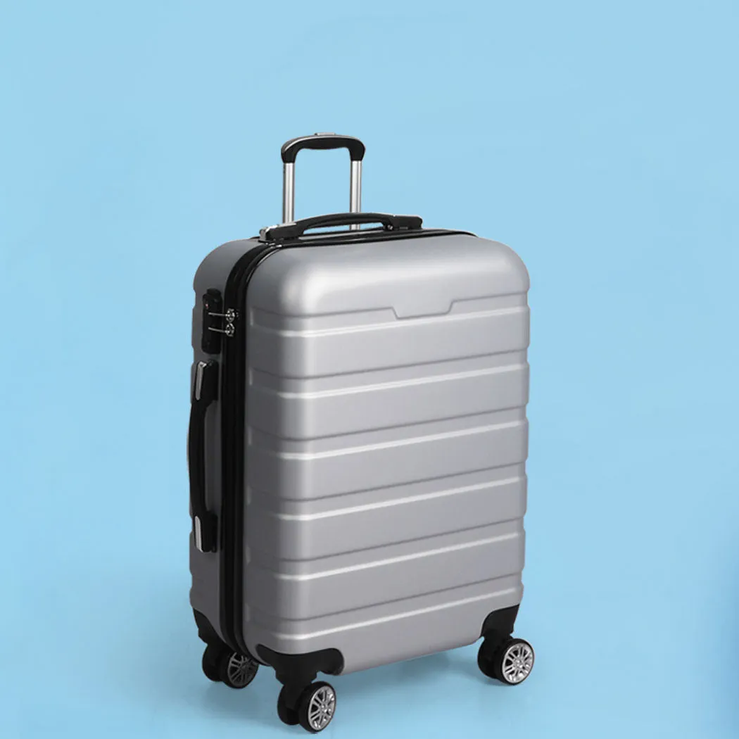 Slimbridge 28" Luggage Case Suitcase Silver 28 inch